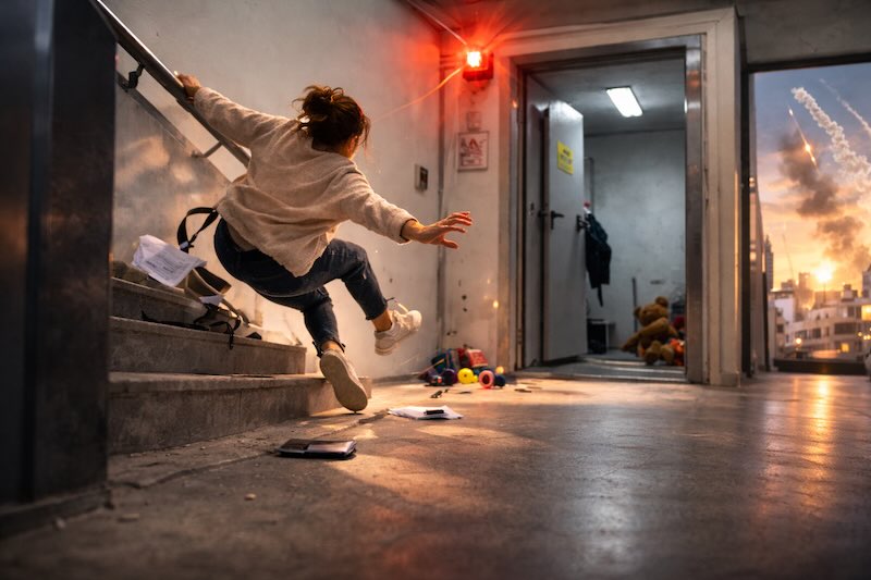 נפצעתם בזמן אזעקה בדרך למרחב המוגן? יכול להיות שמגיע לכם פיצויים