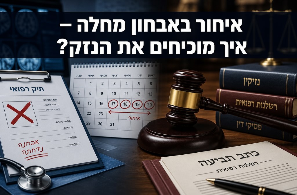איחור באבחון מחלה איך מוכיחים את הנזק שנגרם מהשיהוי הרפואי