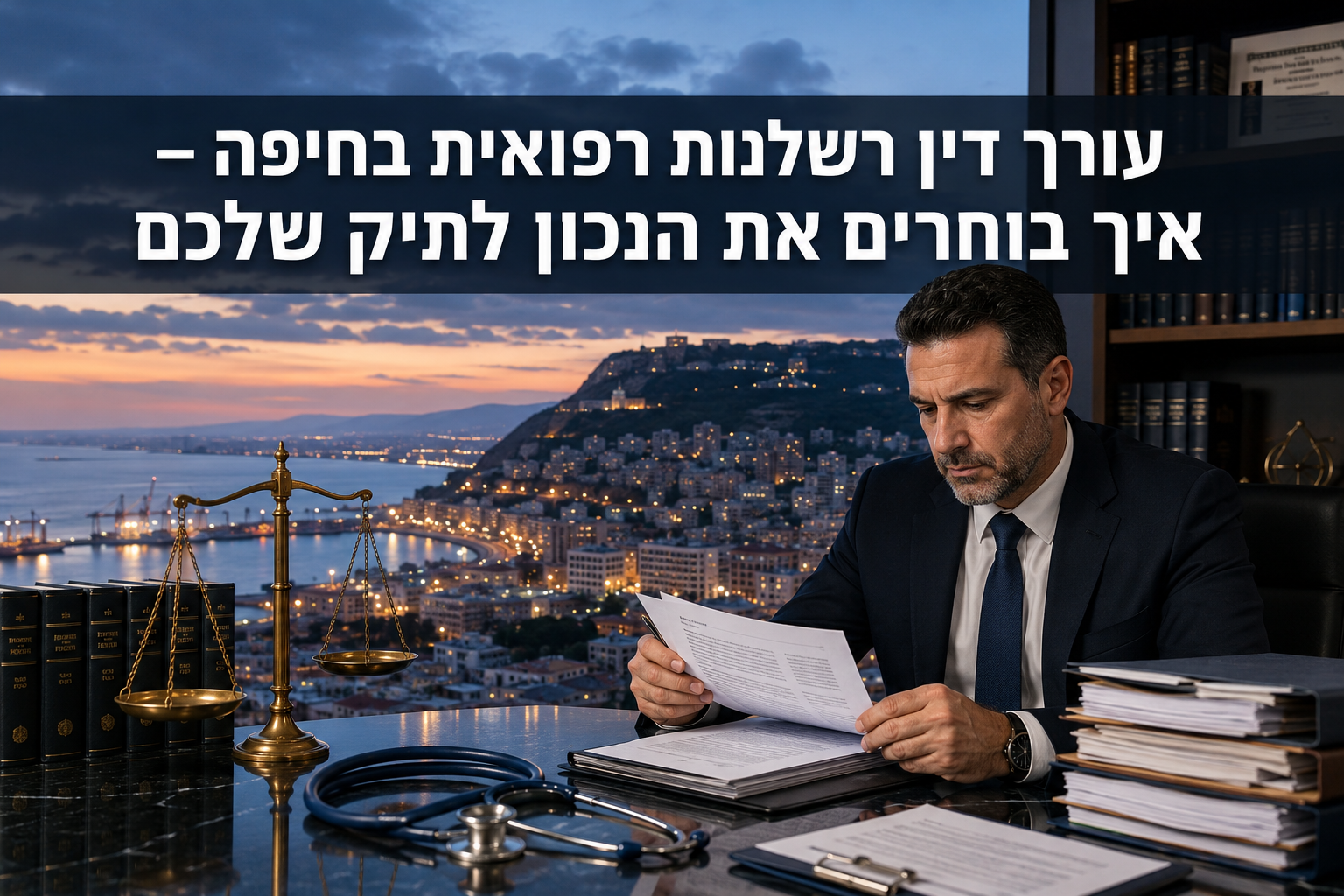 עורך דין רשלנות רפואית בחיפה איך בוחרים את הנכון לתיק שלכם