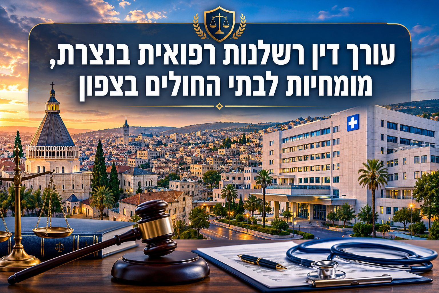 עורך דין רשלנות רפואית בנצרת, מומחיות לבתי החולים בצפון