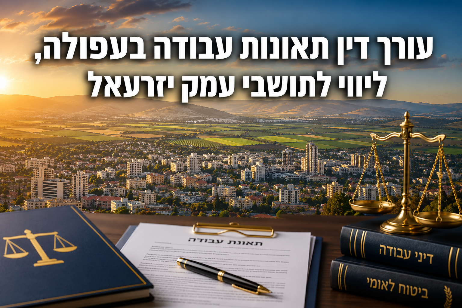 עורך דין תאונות עבודה בעפולה, ליווי לתושבי עמק יזרעאל