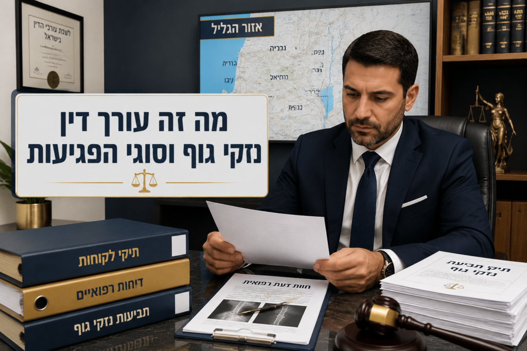 נקודות מפתח בתביעת נזקי גוף