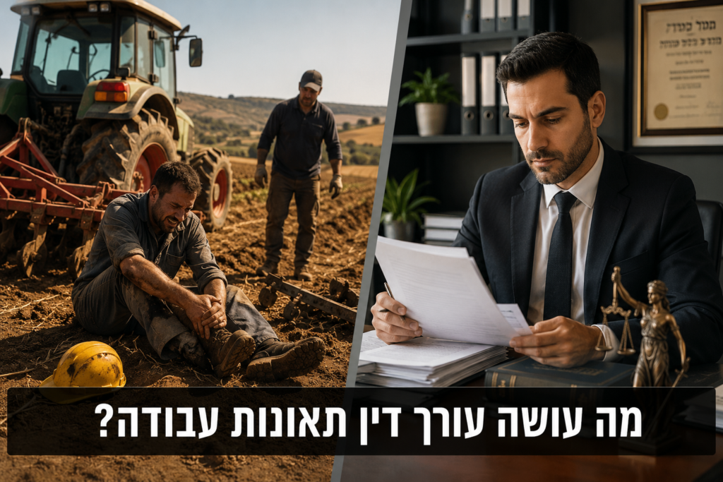 נקודות מפתח בתביעת תאונת עבודה