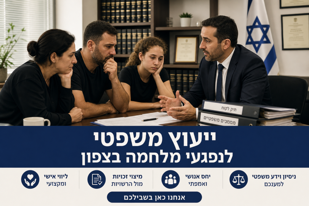 נקודות מפתח בנושא נזקי גוף לתושבי הצפון