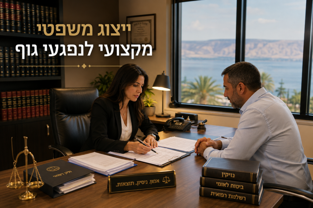 נקודות מפתח בתביעות נזקי גוף באזור טבריה והכינרת