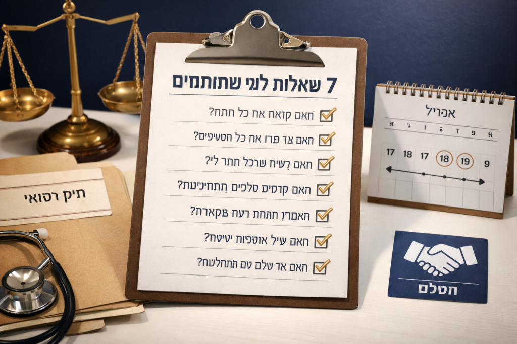 7 השאלות שאתם חייבים לשאול לפני שחותמים על הסכם ייצוג