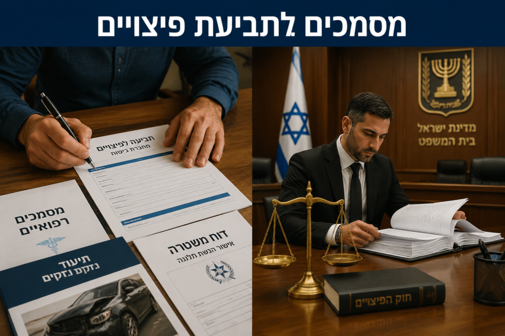 אילו מסמכים צריך להכין לתביעת פיצויים