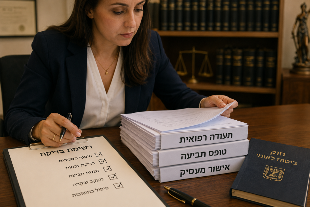 אילו מסמכים צריך להכין לפני הגשת תביעה